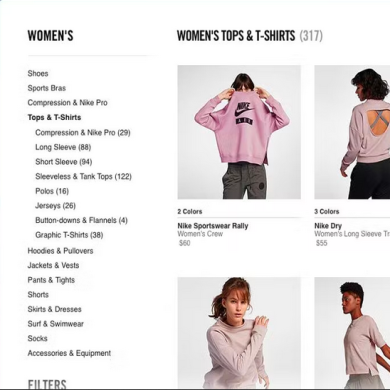 Drupal UK Product Category Navigation